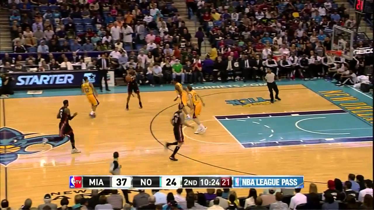 LeBron James 36 points (6 consecutive 3 pointers) vs New Orleans Hornets full highlights 03/29/13 HD