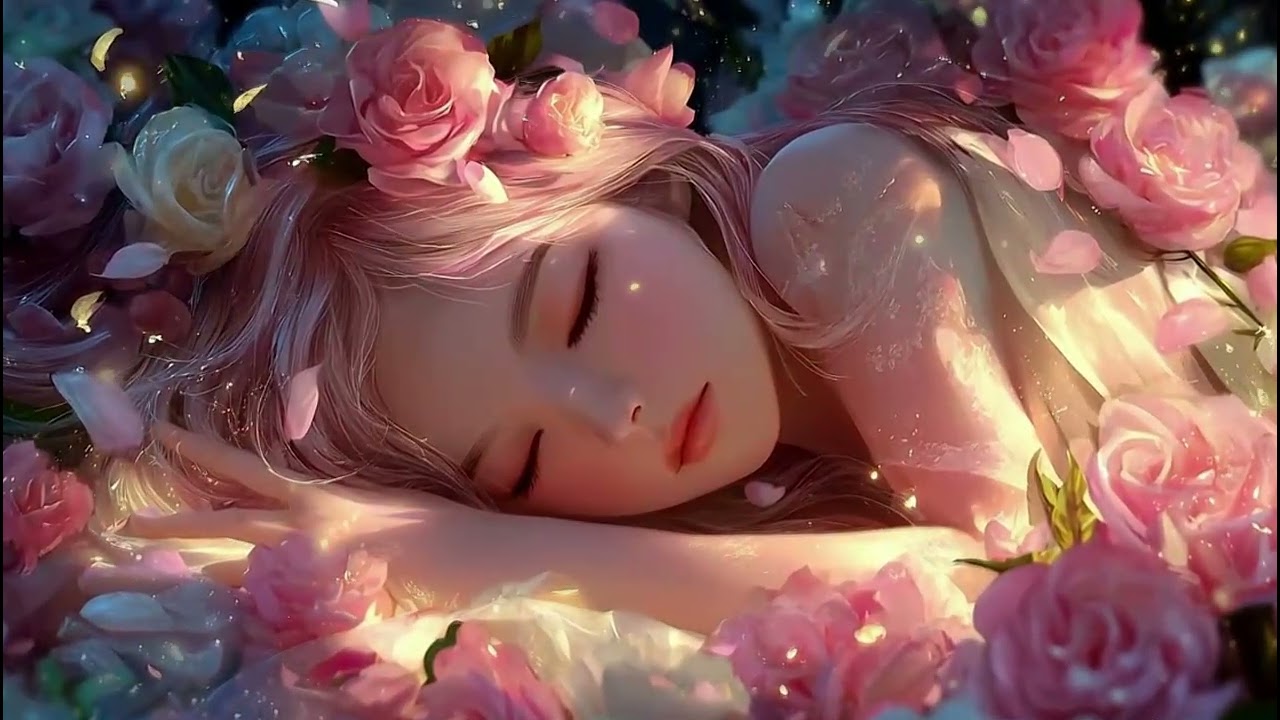 Soothing Sleep Music for Insomnia 💤 3 Hours Aesthetic Anime Girl, Stress & Anxiety Relief