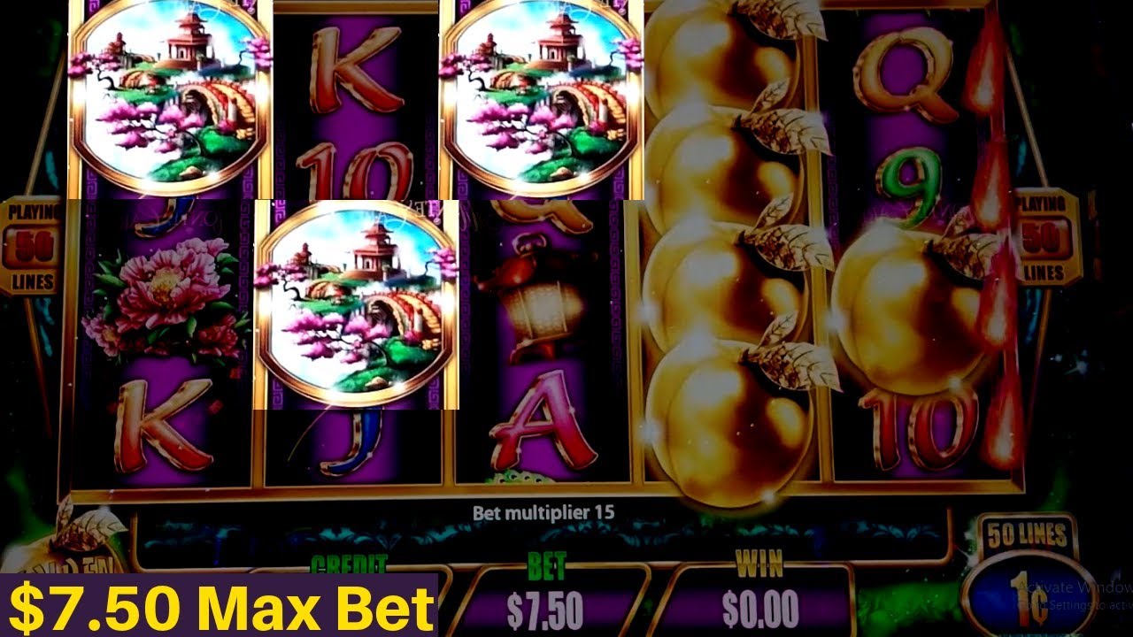 QUICK FIRE JACKPOTS Golden Peach Slot - $7.50 MAX BET BONUS | Live Slot Play w/NG Slot