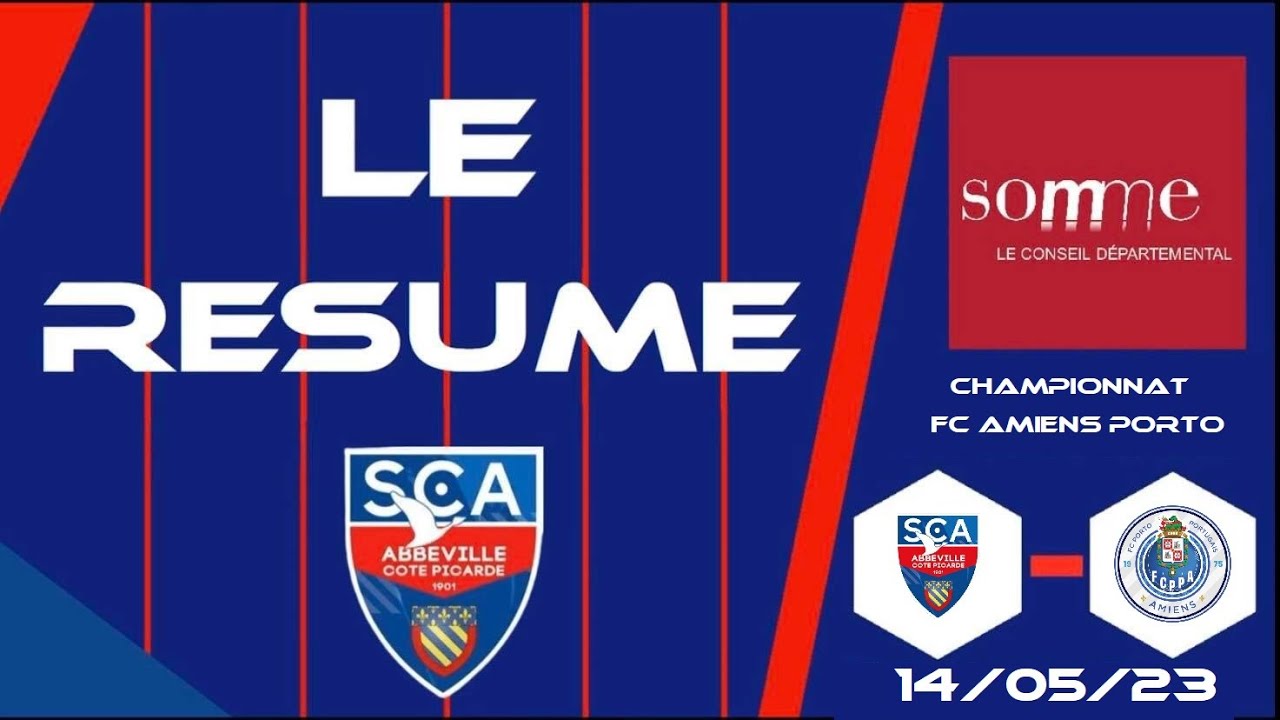 🎥Résumé SC Abbeville🔵🔴 - FC Amiens Porto🔵⚪️ I 19ème journée championnat R2
