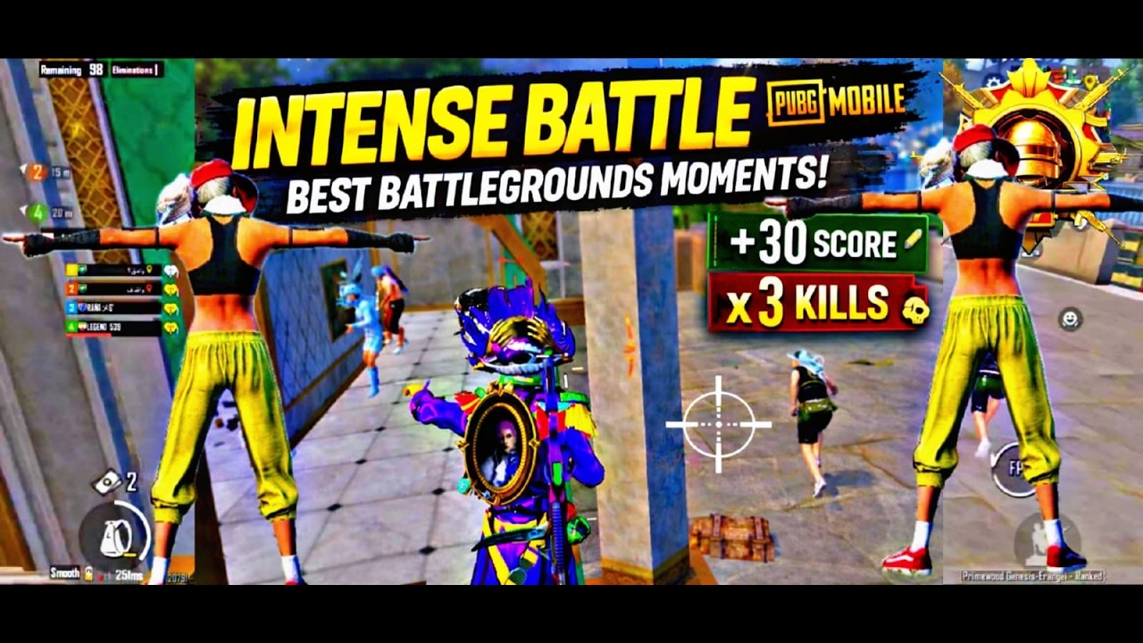 PUBG Mobile Intense Fight | Crazy Close Range Battle!#pubg #pubgmobile #gaming #pubgmobile1v4