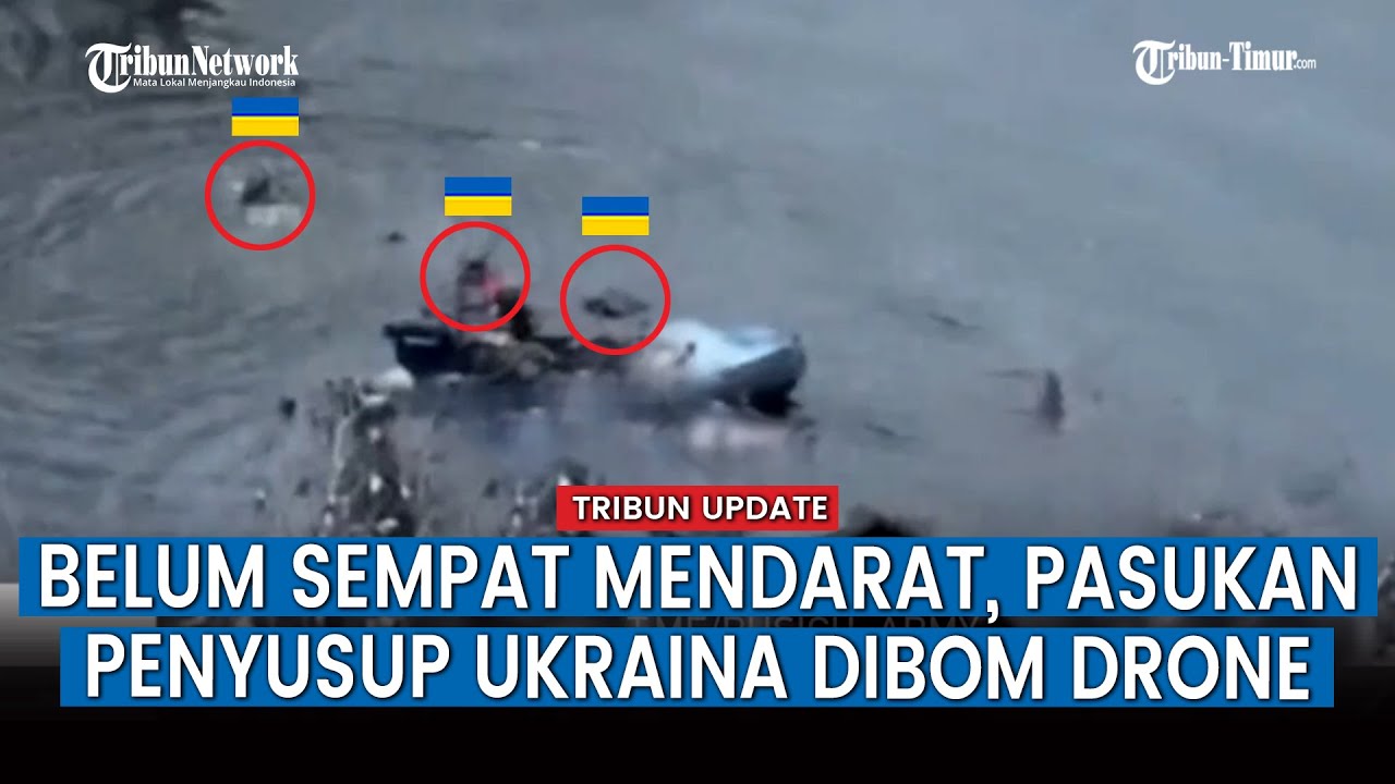 Auto Berhamburan! Kapal Tentara Ukraina Dihantam Drone FPV Rusia