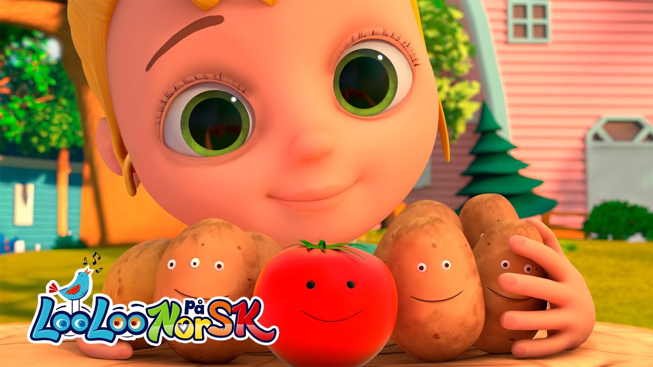 Potet-sangen 🥔🎶 – Glade barnesanger og animasjoner fra | LooLoo Barnesanger på Norsk