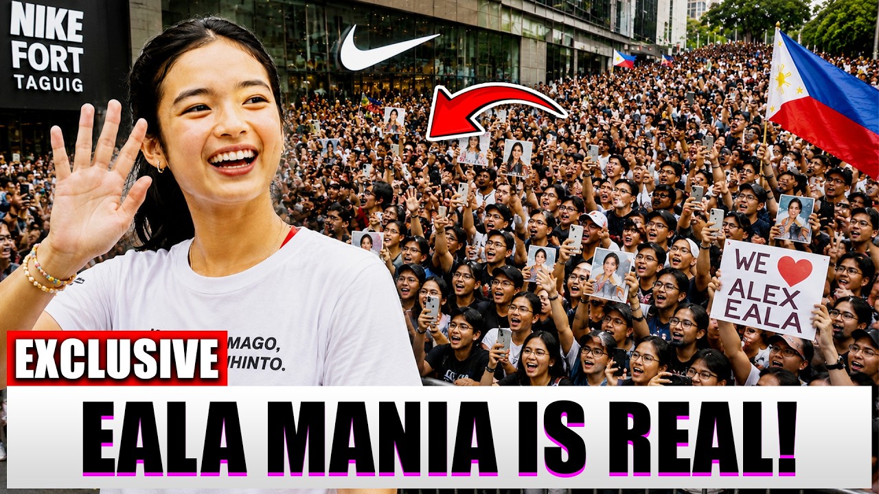 CROWD GOES WILD! Alex Eala's Nike Fort Taguig Visit Draws Massive Fan Frenzy Before Palace Trip!