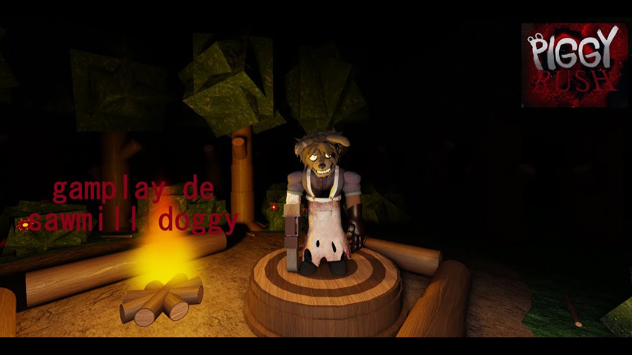 piggy rush gamplay de sawmill doggy