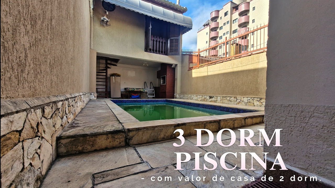 #VENDIDA Casa á Venda 🌴 Praia Grande SP 🏖 piscina 🛌  3 dormitórios R$ 460 mil