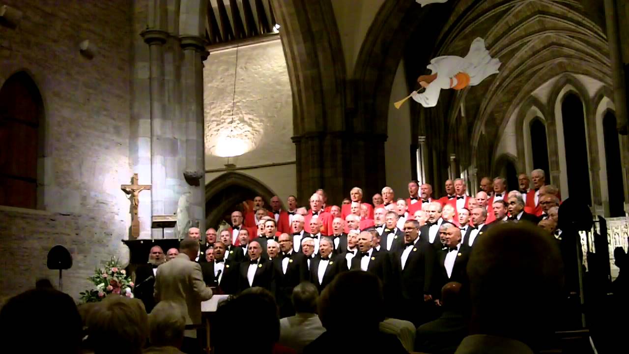 KIdderminster Male Choir and Aber Valley Male Voice Choir Performing Speed Your Journey