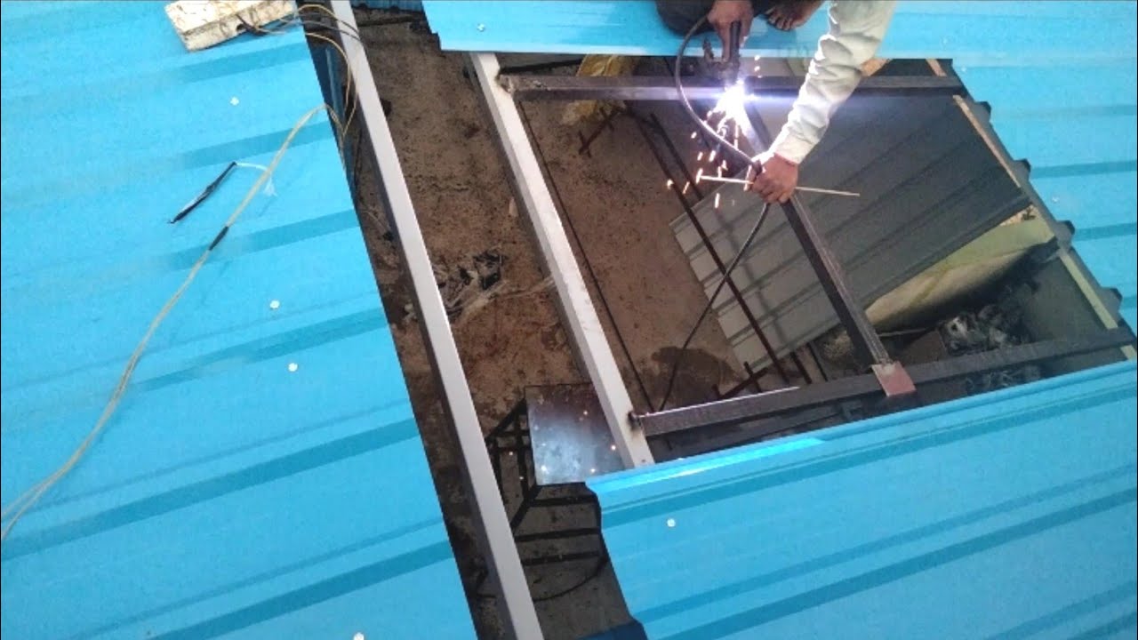 sliding roof shed design | roof sliding door