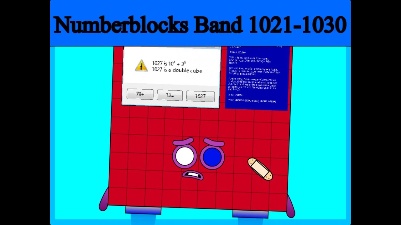Numberblocks Band 1021-1030 (Each Sounds) (Season 5 Started)