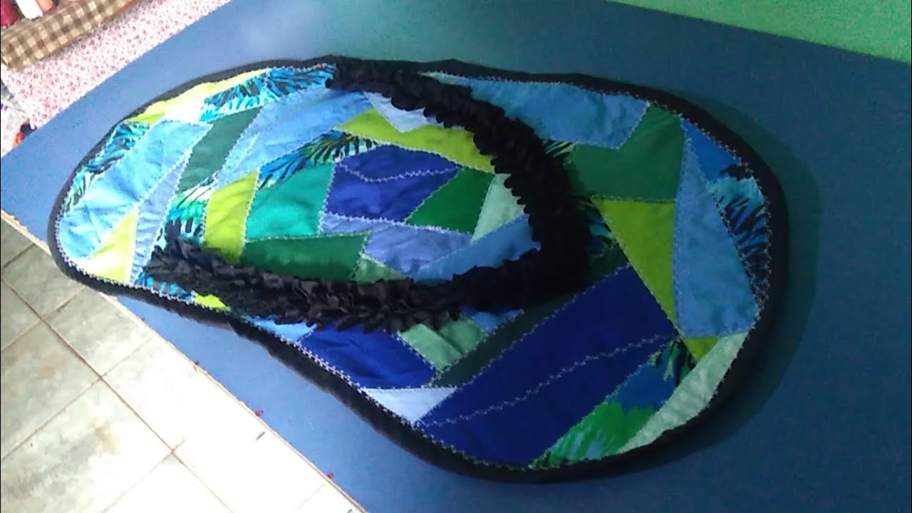TAPETE CHINELO COM SOBRA DE RETALHOS PASSO A PASSO.