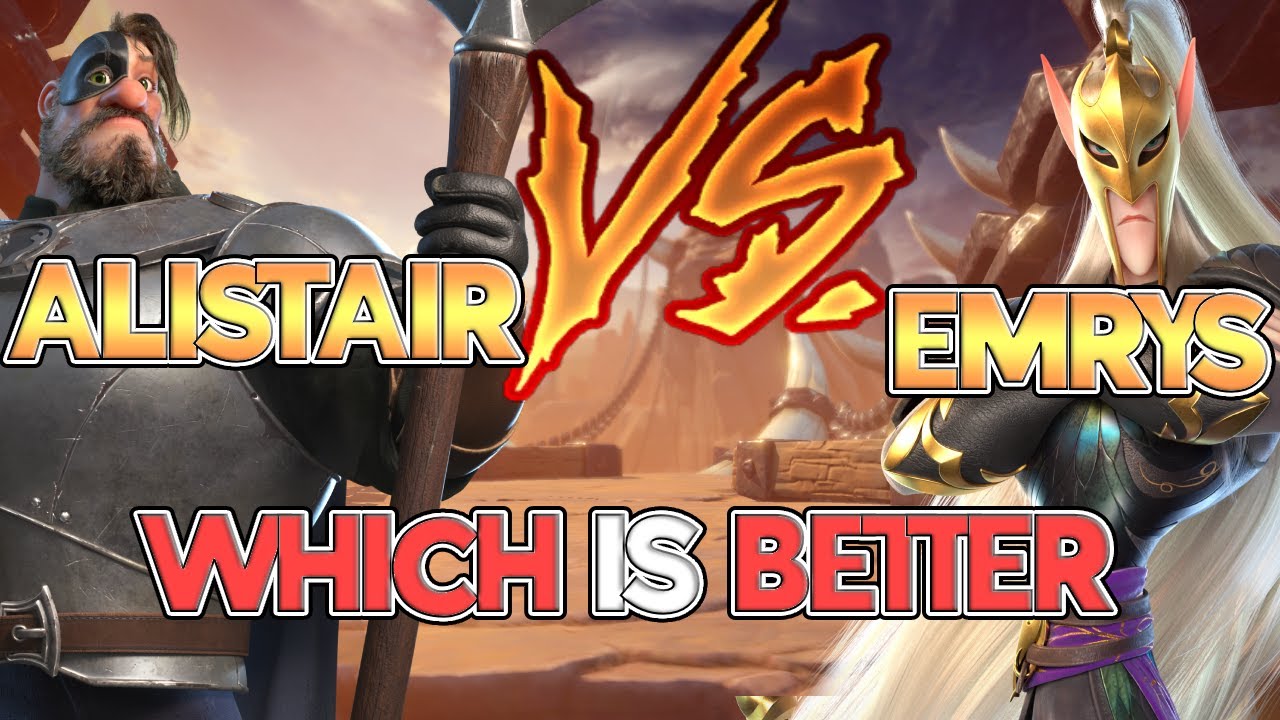 AWAKENED ALISTAIR vs Emrys 5/1/1/1 Which IS BETTER? PvP Analysis with Reports from Testing!