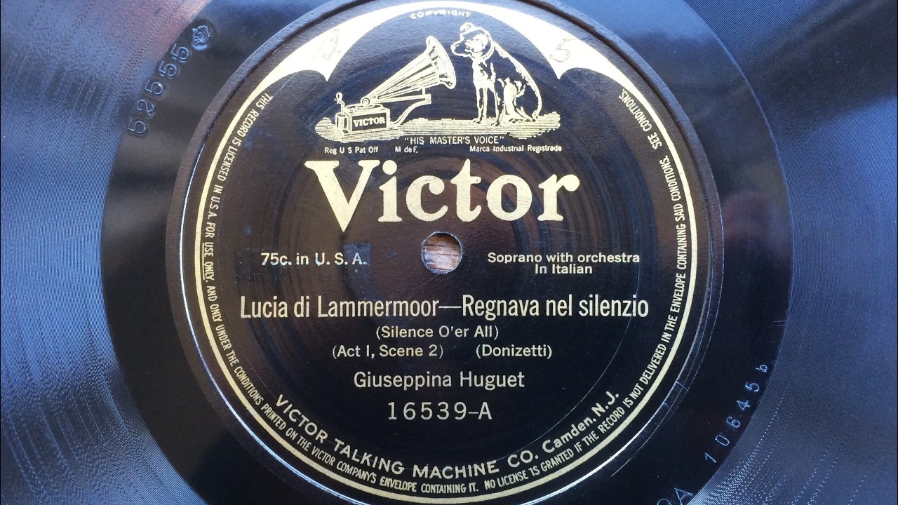Giuseppina Huguet - Regnava nel silenzio (Donizetti - Lucia di Lammermoor)