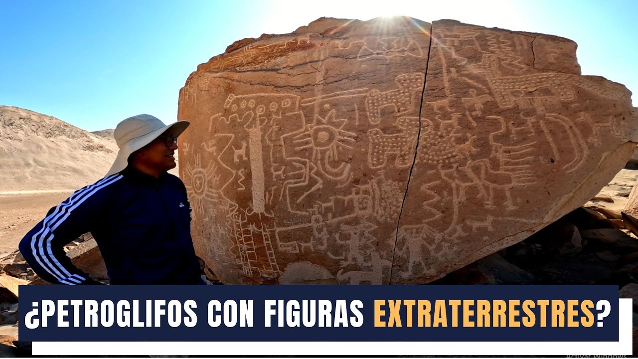 ¿Petroglifos con figuras extraterrestres en Arequipa?