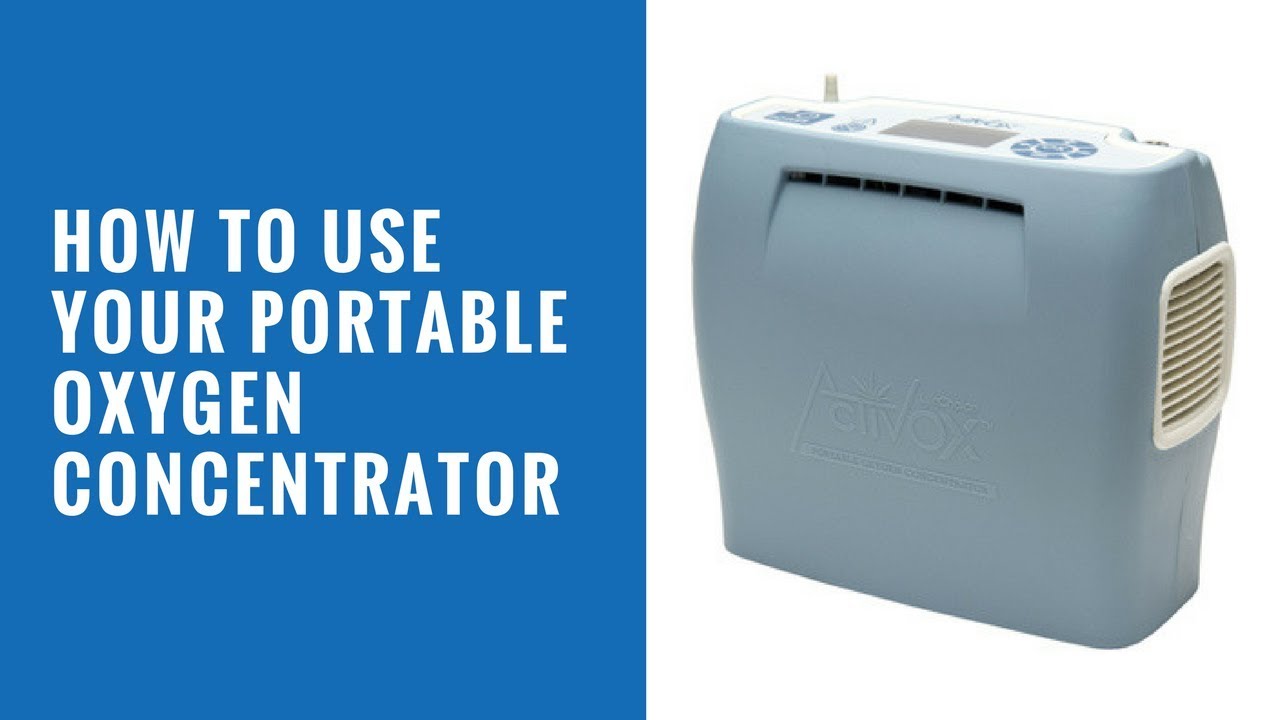 How To Use Your Portable Oxygen Concentrator