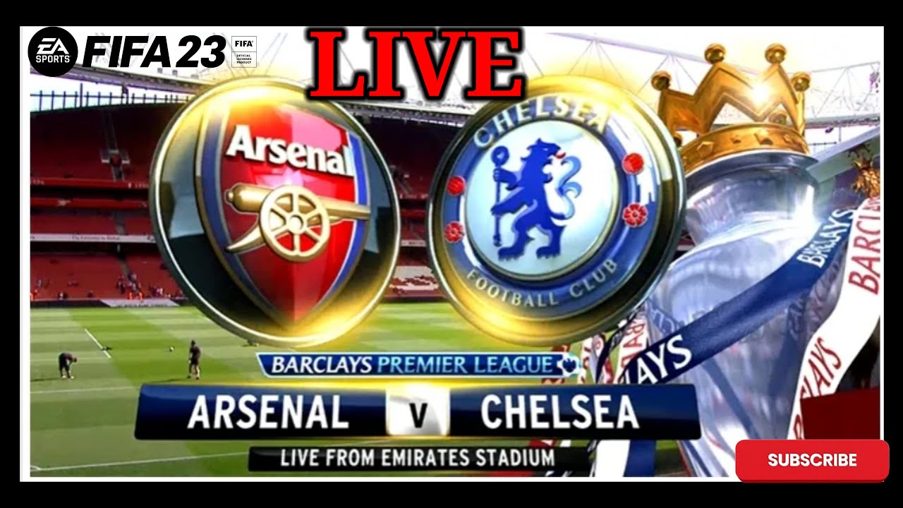 ARSENAL vs CHELSEA | PREMIER LEAGUE LIVE | FIFA 23 | PS5