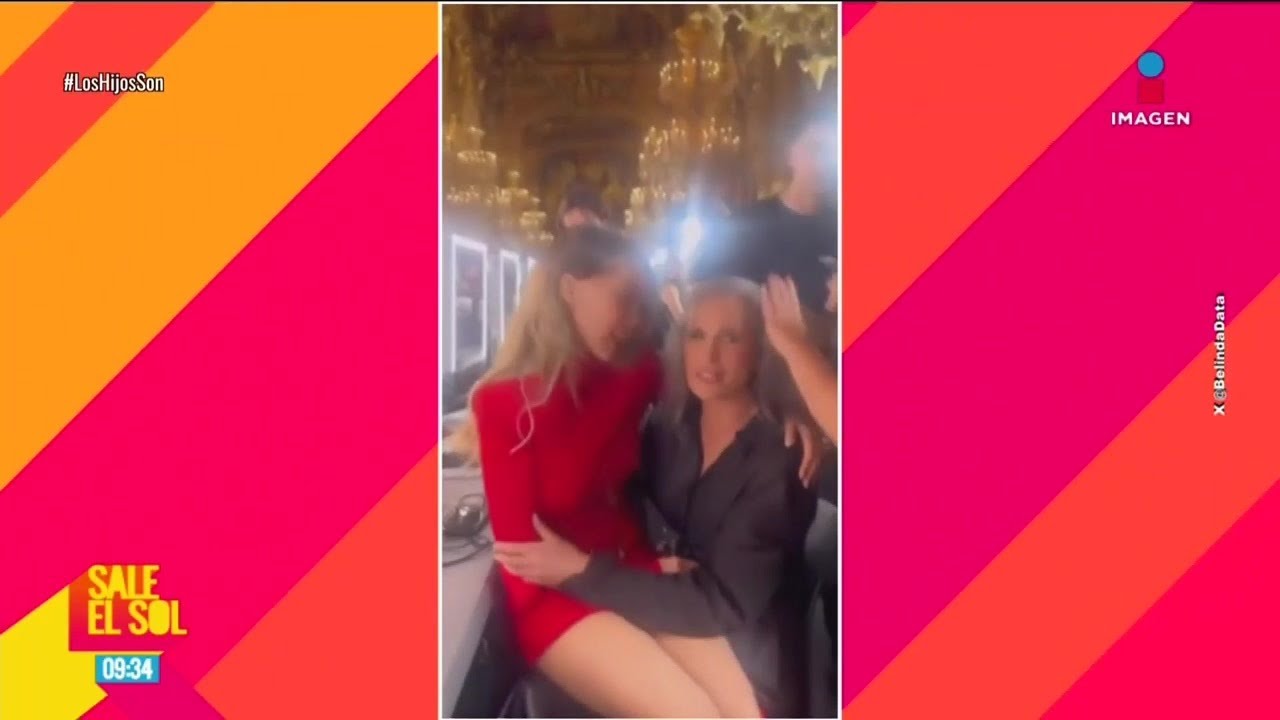 Andie McDowell CONSUELA a Belinda tras CAERSE en PASARELA de la semana de la moda en París