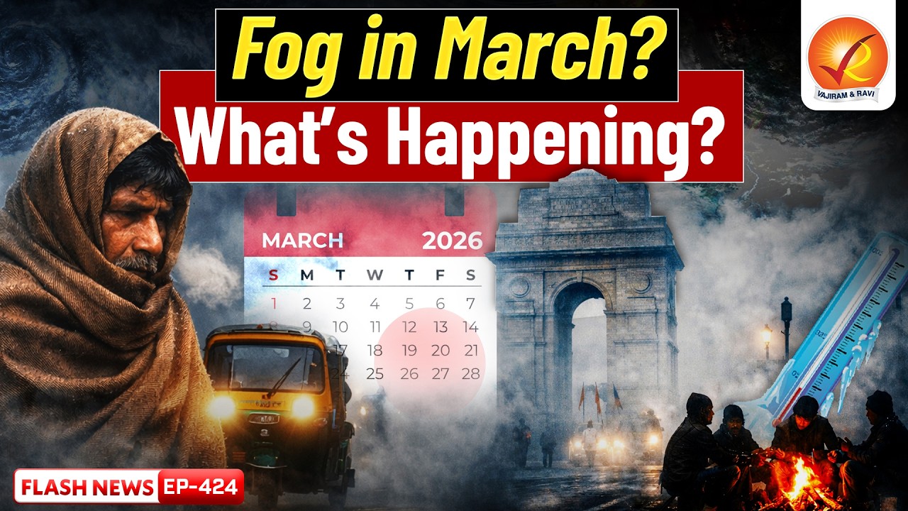 India&rsquo;s March Weather Chaos | Western Disturbances & Climate Link Explained | Vajiram and Ravi