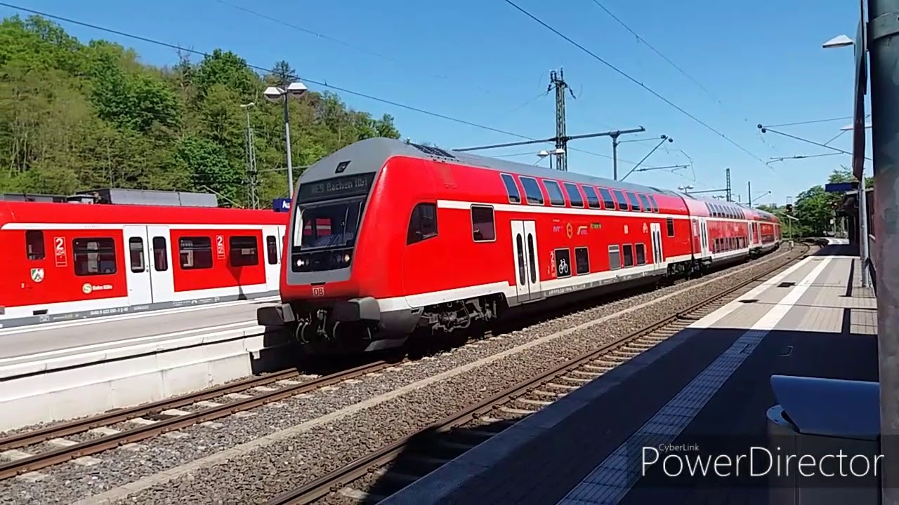 Au / Sieg. Bahnhof und Umgebung / NRW / Deutschland