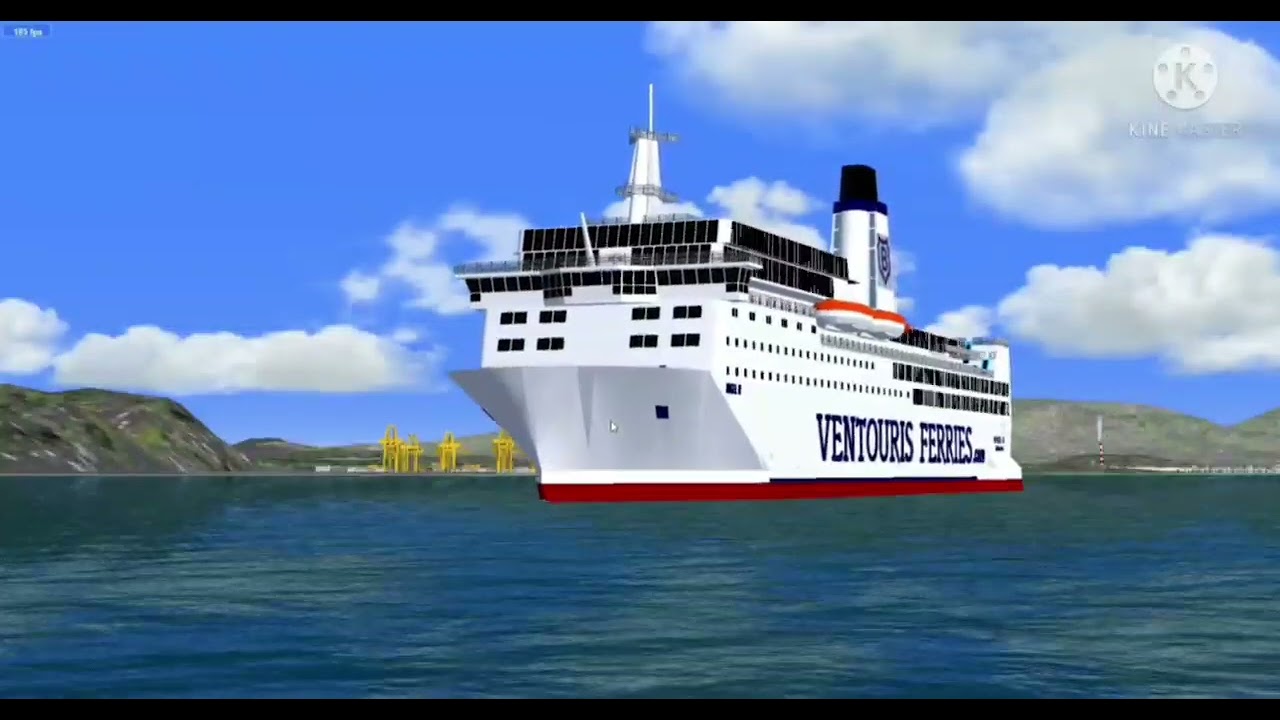 VENTOURIS FERRIES RIGEL 2 WORK IN PROGRESS PERAMA video @GIOSEPHGAMER03