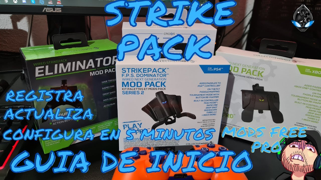 StrikePack / Registrar / Actualizar / Configurar en 5 Minutos Mods De Fabrica Con PC / Inicio Pro
