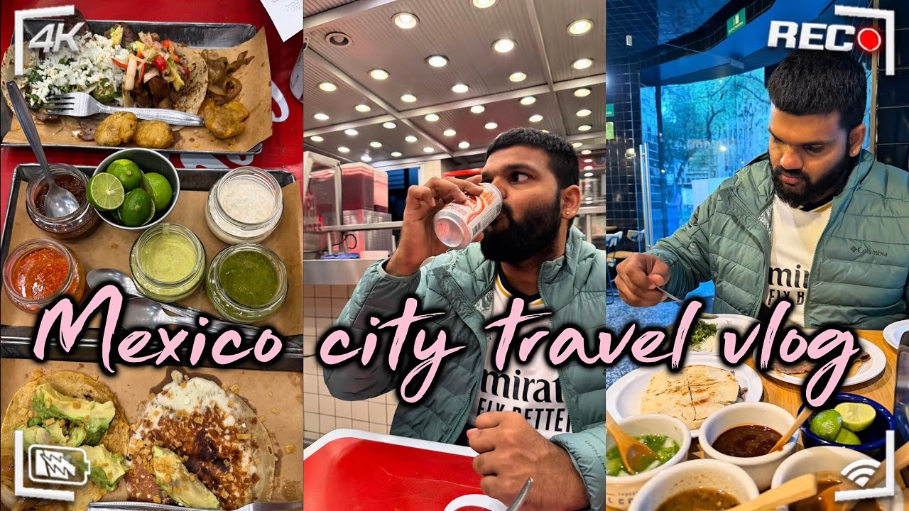 Travel to Mexico City! Explore street food in Mexico City with me. 