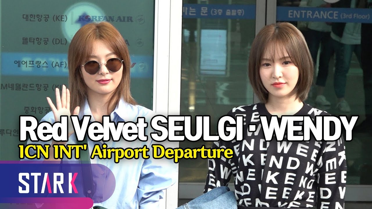 Red Velvet SEULGI·WENDY, 20190909_ICN INT' Airport Departure (레드벨벳 슬기·웬디, 구사즈는 사랑입니다♥)