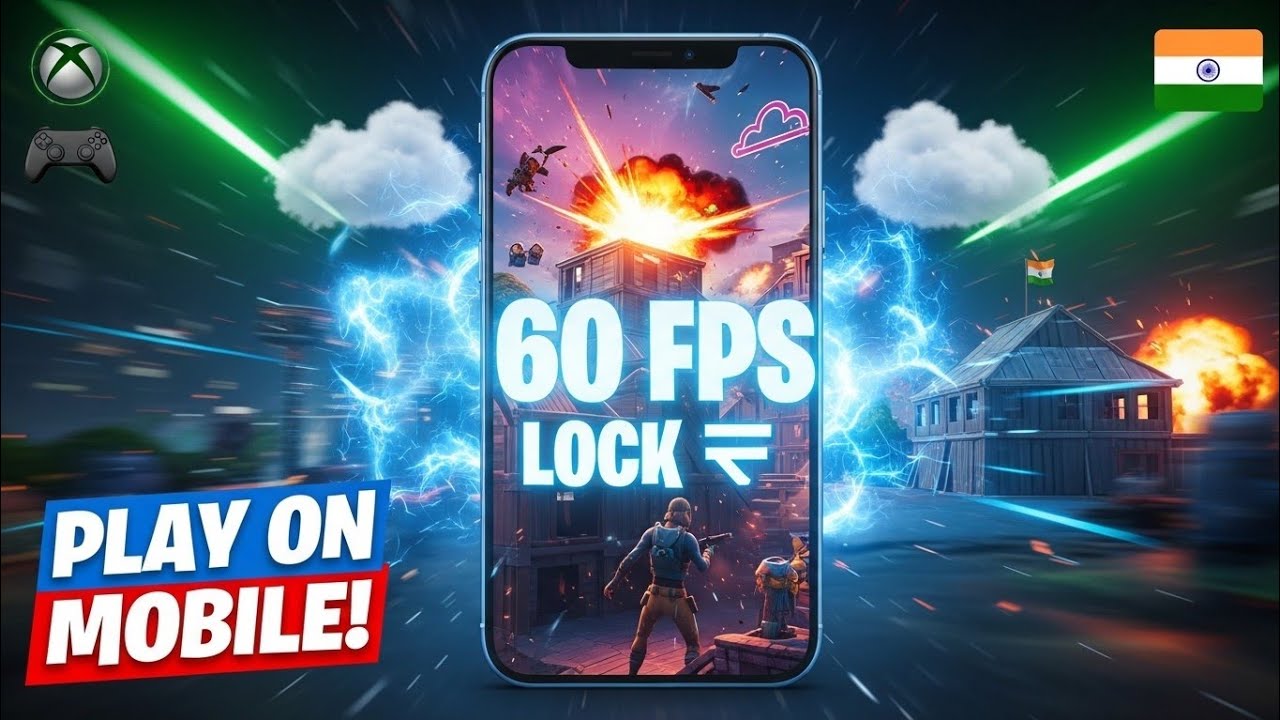 Fortnite Mobile 60FPS via Xbox Cloud Gaming 🔥 India Gameplay Test #xbox #mobilegaming #fortnite