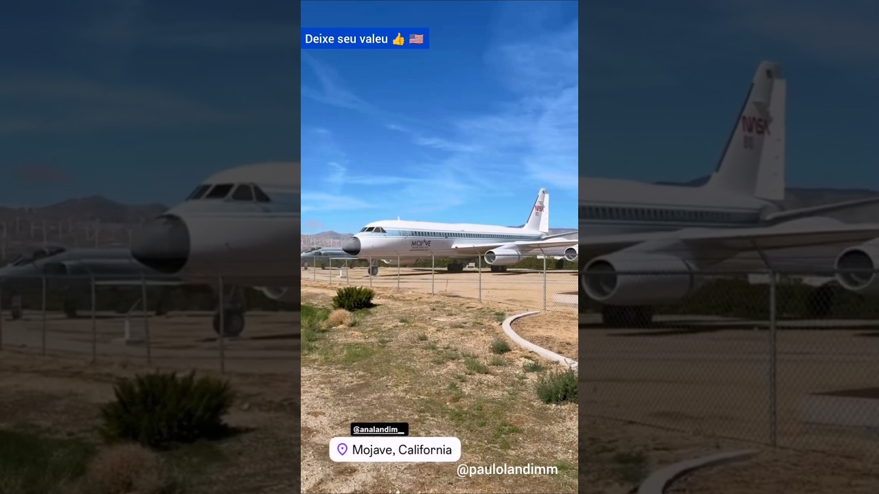 Museu de avi&atilde;o no meio do deserto da Calif&oacute;rnia - Paulo Landim