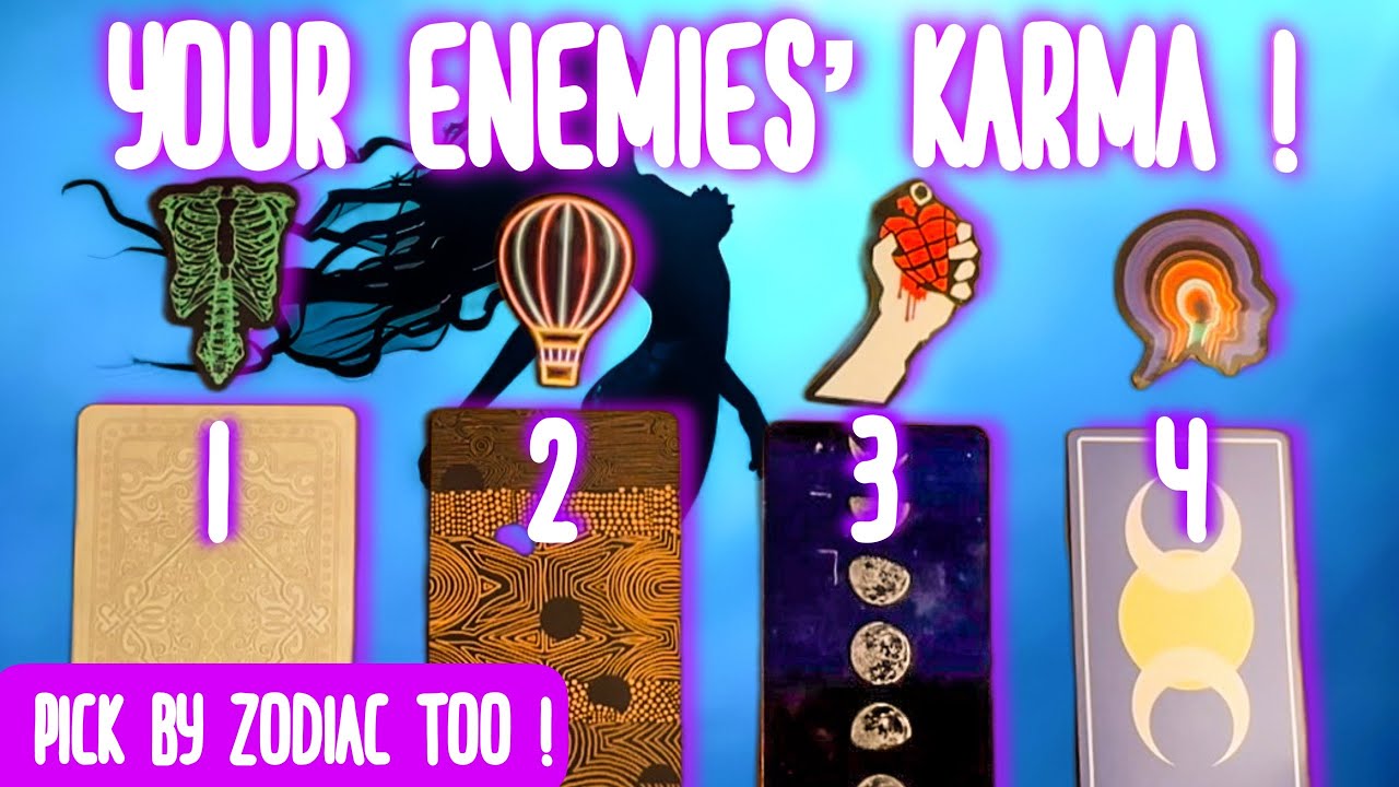 What Is Your Enemies&rsquo; KARMA ? ⚖️ | Pick A Card | Psychic Tarot Reading