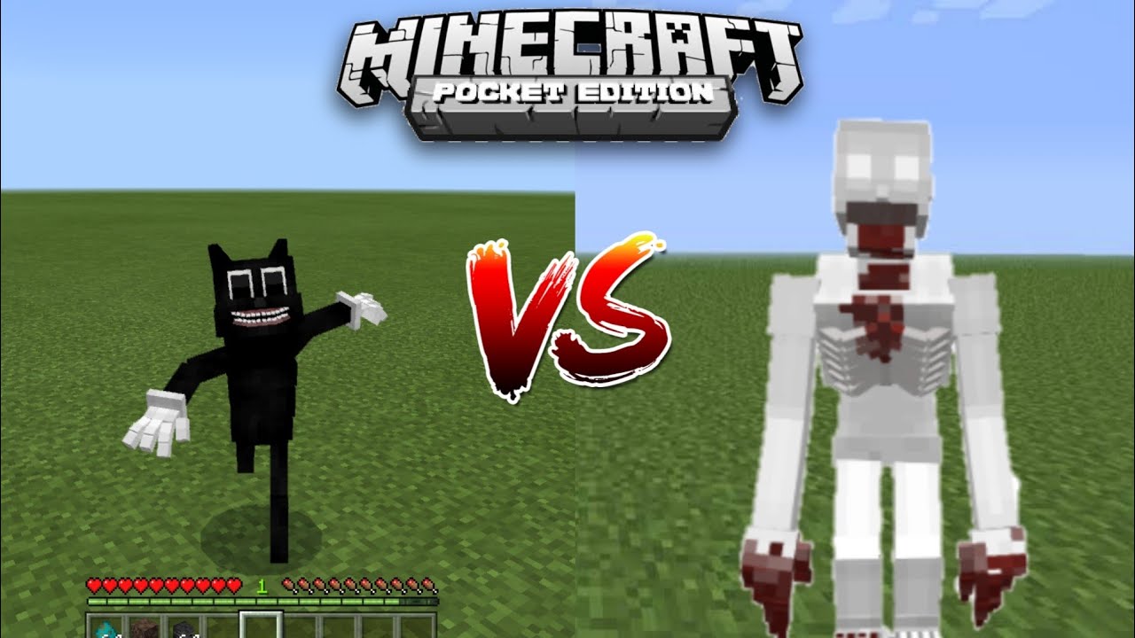 Cartoon Cat Vs SCP-096 en Minecraft Pe | Pero Yo Controlo a Cartoon Cat