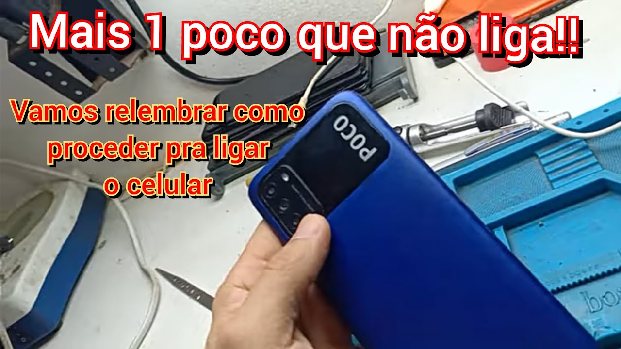 Xiaomi poco M3 modelo M2010J19 , não liga e não carrega, mais dicas pra ajudar 🙂👍