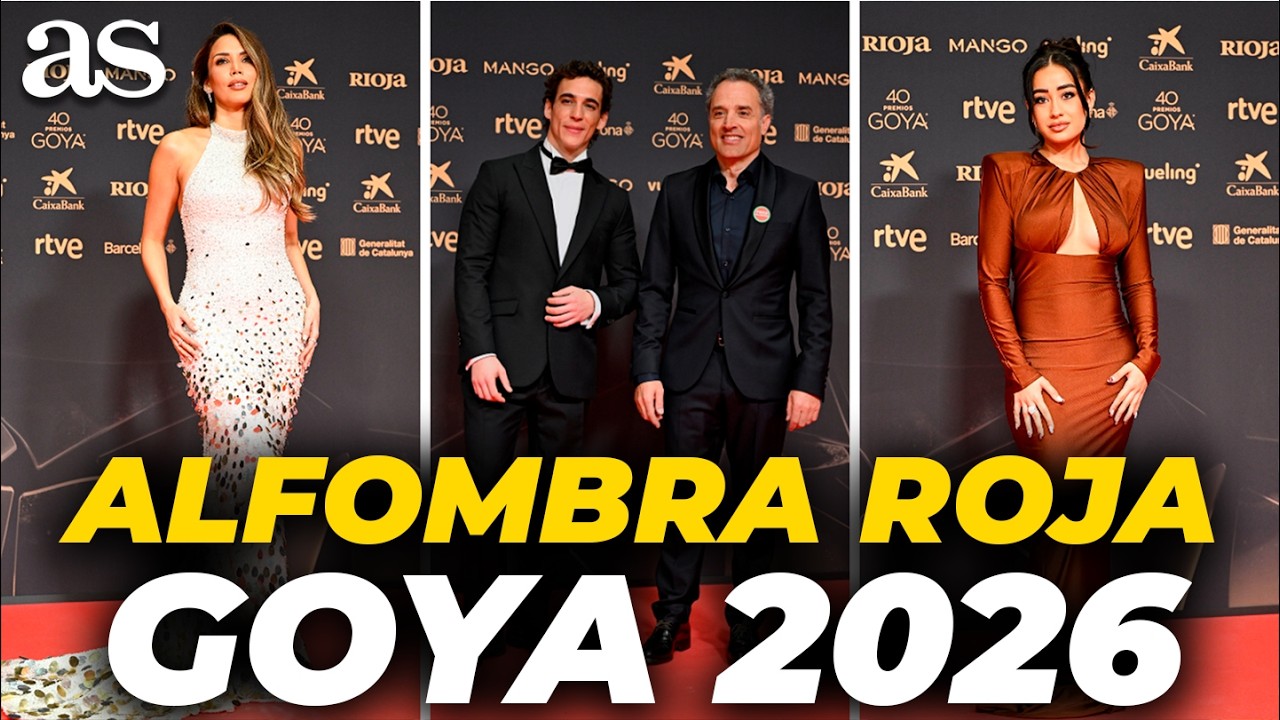 MEJORES MOMENTOS de la ALFOMBRA ROJA de los 40 PREMIOS GOYA 2026