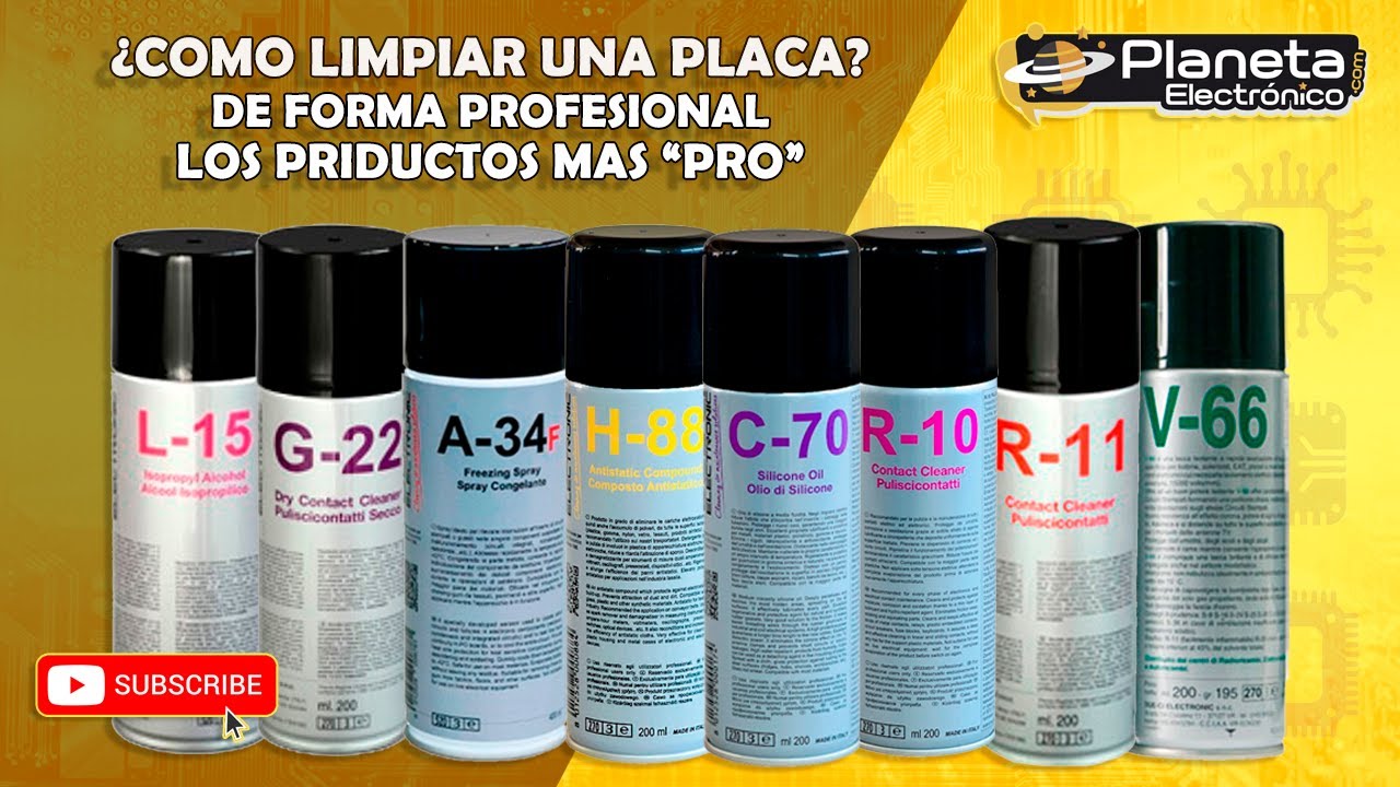 Como limpiar una placa electrónica de forma profesional TODOS LOS PRODUCTOS MAS 