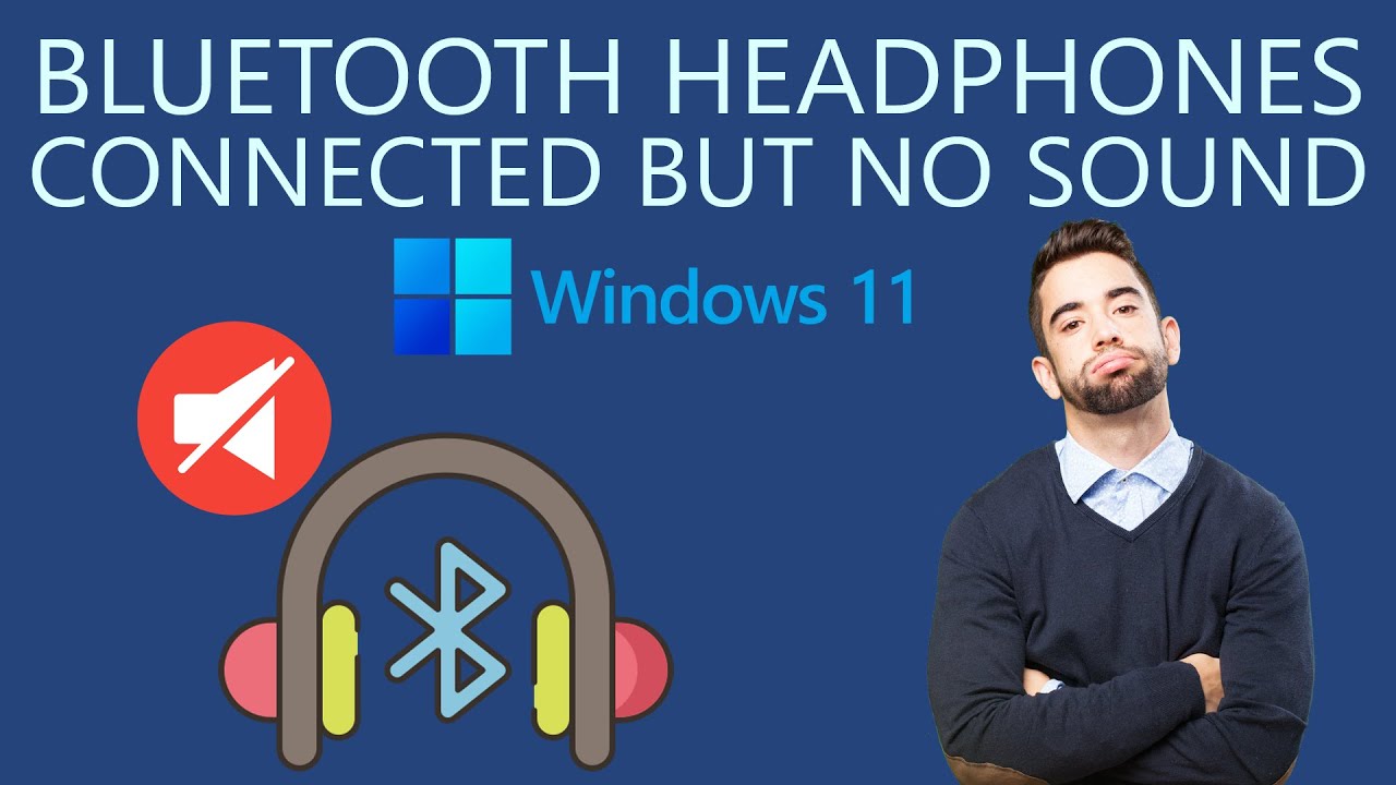 Исправление проблемы с подключением Bluetooth-наушников в Windows 11, когда нет звука или аудиоси...