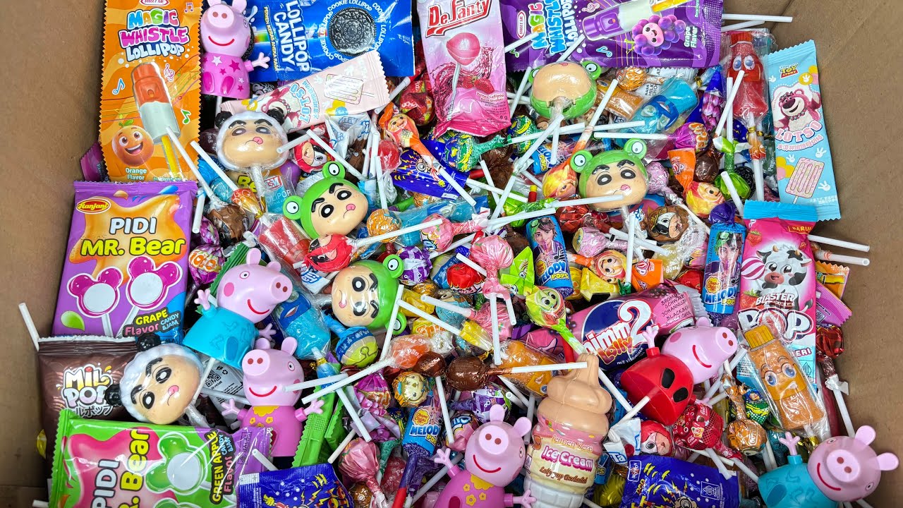 Unpacking A Lot Of Delicious Lollipop With Defferent Character and Flavour | ASMR