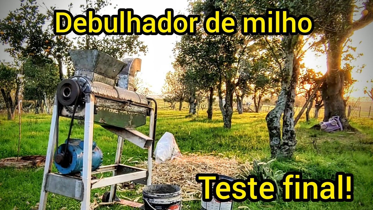 Como fazer um Debulhador de milho ep6, melhorias e teste Final! #diy #vidanaro&ccedil;a #vidanositio