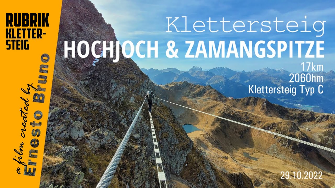 Klettersteig Hochjoch & Zamangspitze bei Schruns / Montafon