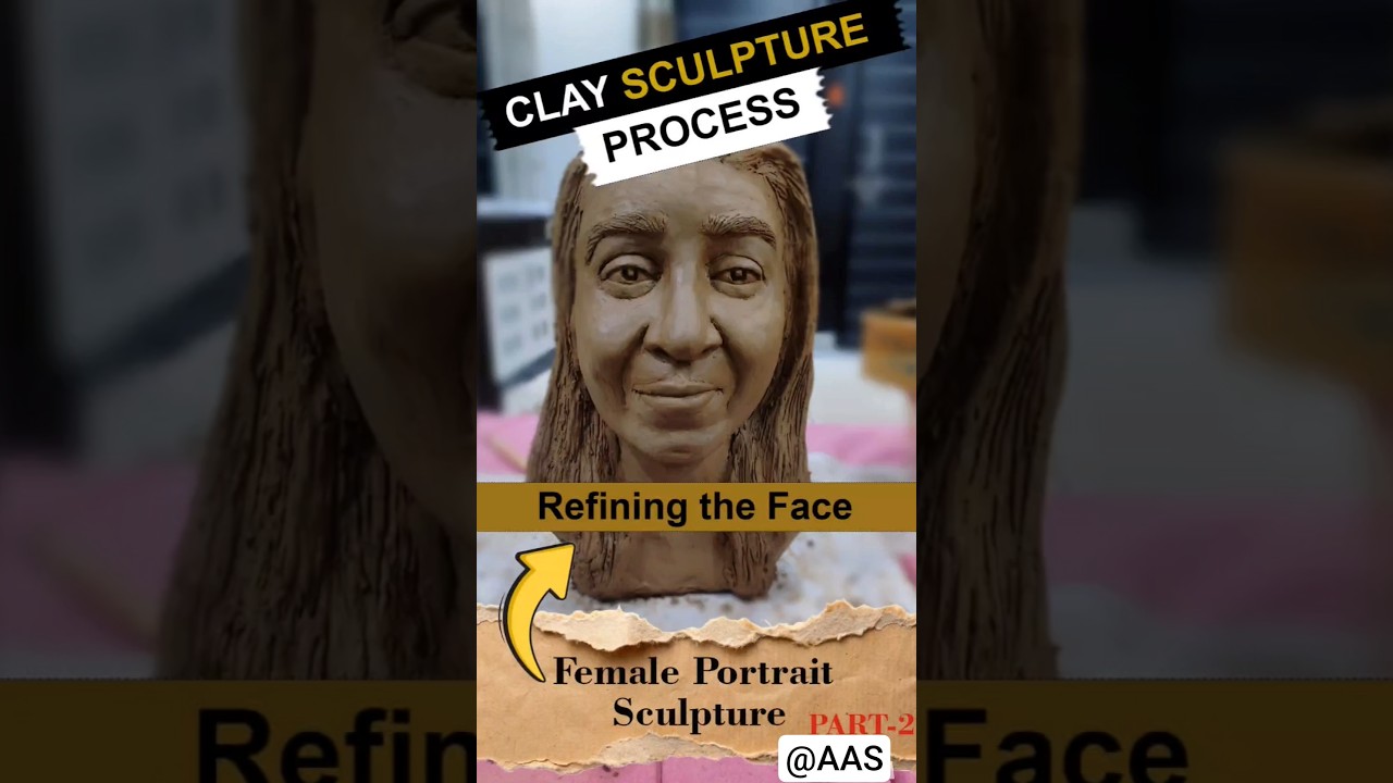 Female portrait sculpture series | Part 2 🎨