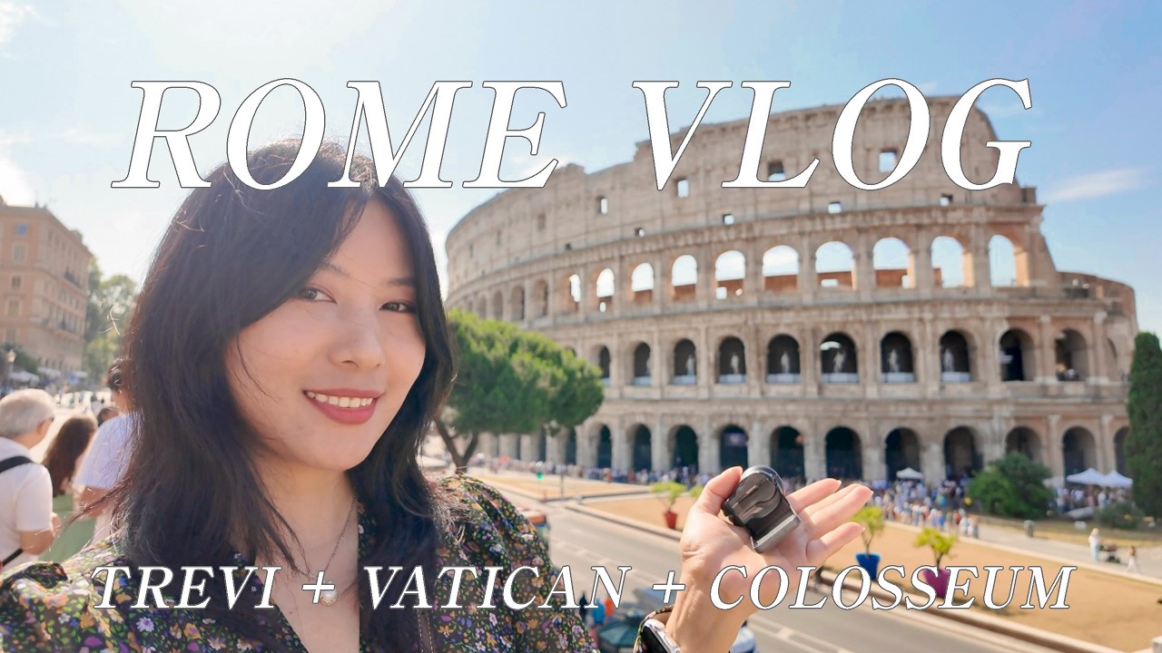 Rome Travel Vlog 🇮🇹 | Vatican, Trevi Fountain & Colosseum