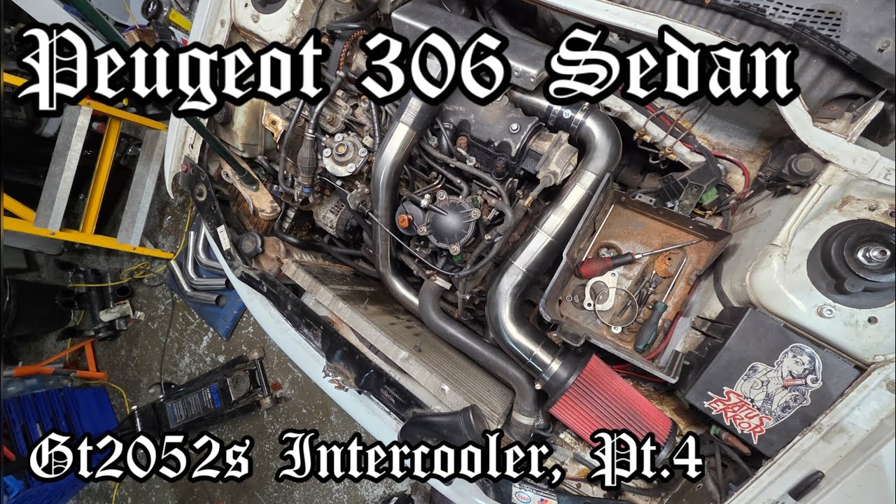 Peugeot 306 Sedan, Dturbo, Gt2052s, Intercooler Pt.4 #Peugeot #dturbo #modified #diesel #306