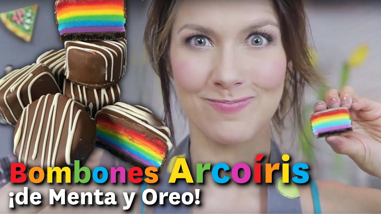 BOMBONES ARCOÍRIS SIN HORNO - DE MENTA Y OREO | DACOSTA'S BAKERY