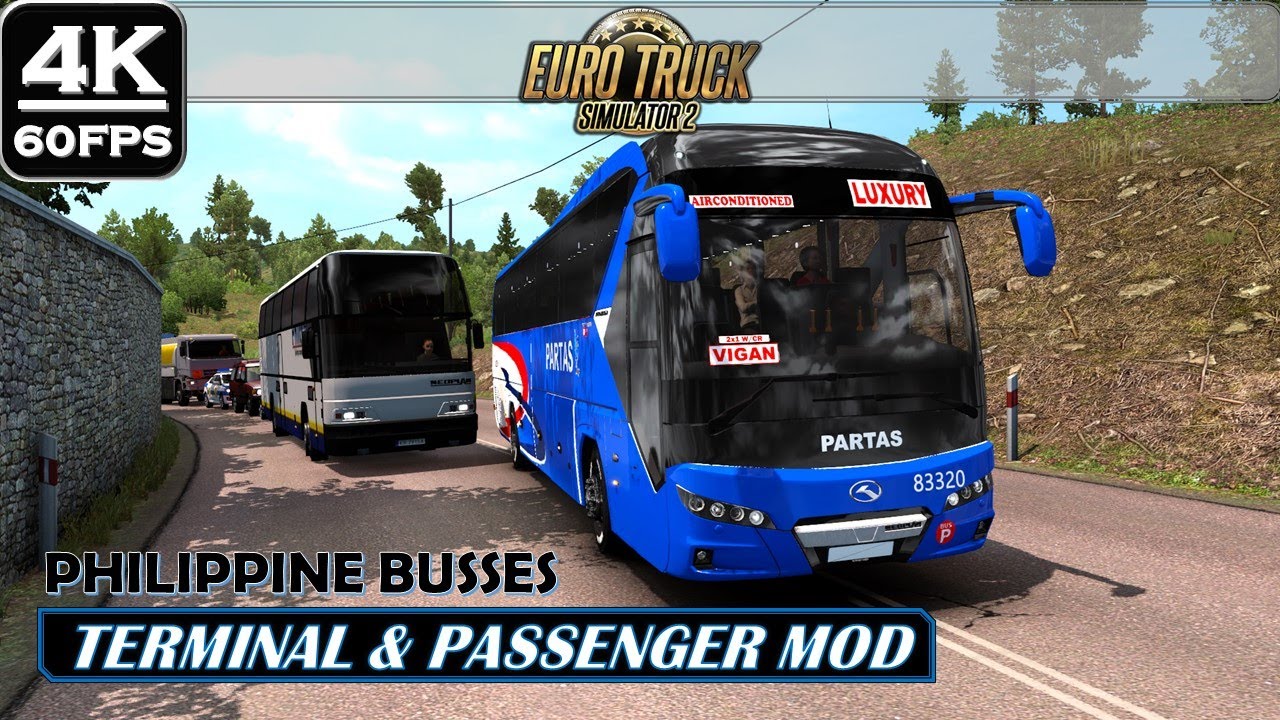 ETS2 PARTAS Super Deluxe  Bus | Trip to Vigan | PROVINCIAL BUS OPERATION | + MOD DOWNLOAD LINK| @4K
