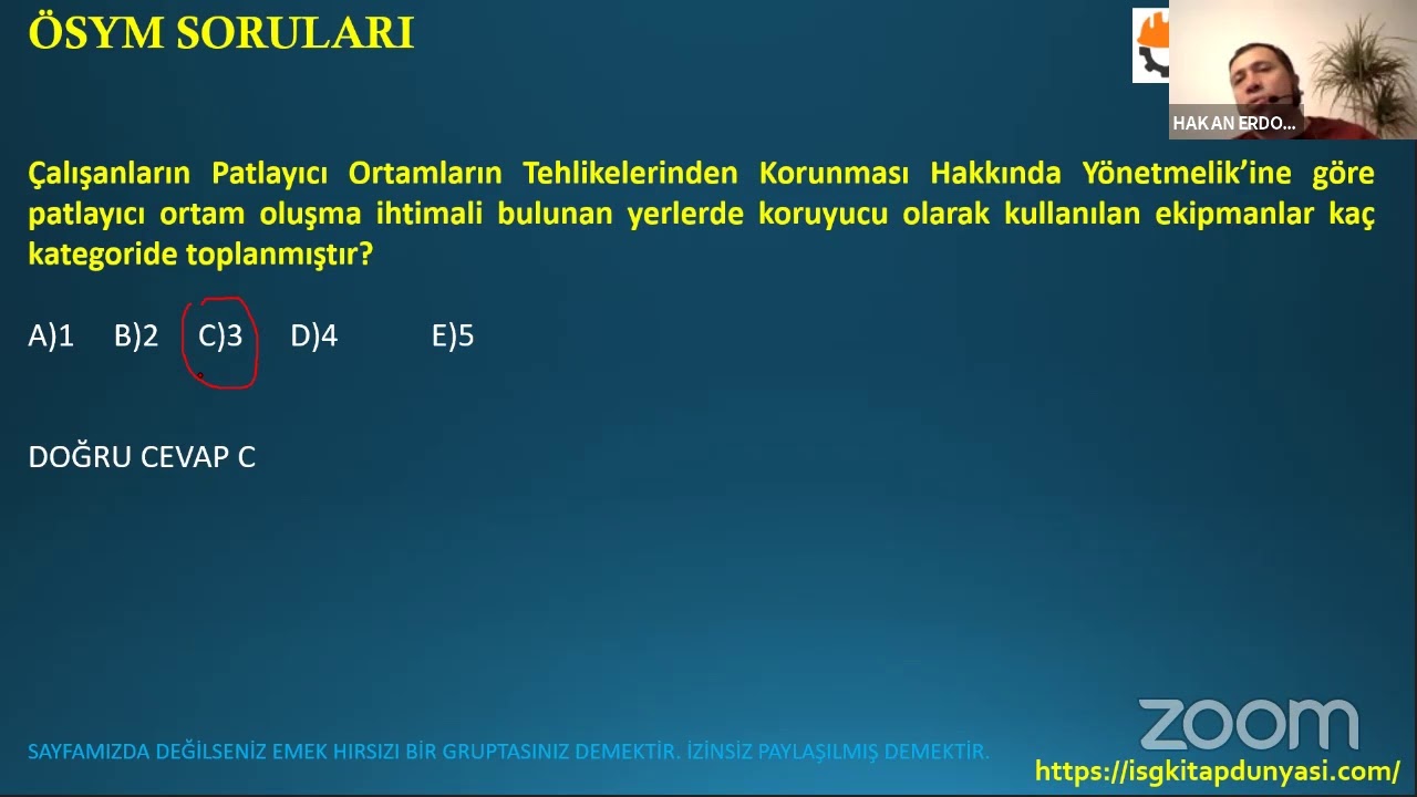 Kimyasal Risk Etmenleri Konu Anlatımı Ders 4- 2022