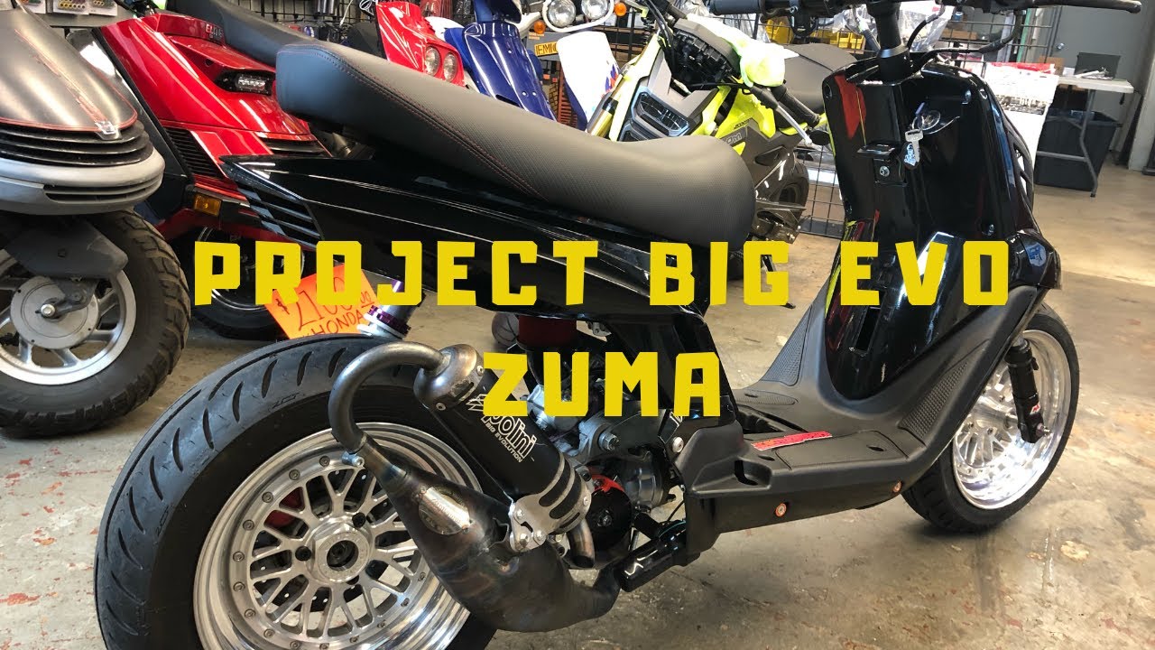 Yamaha zuma prebug big evo BUILD part 2