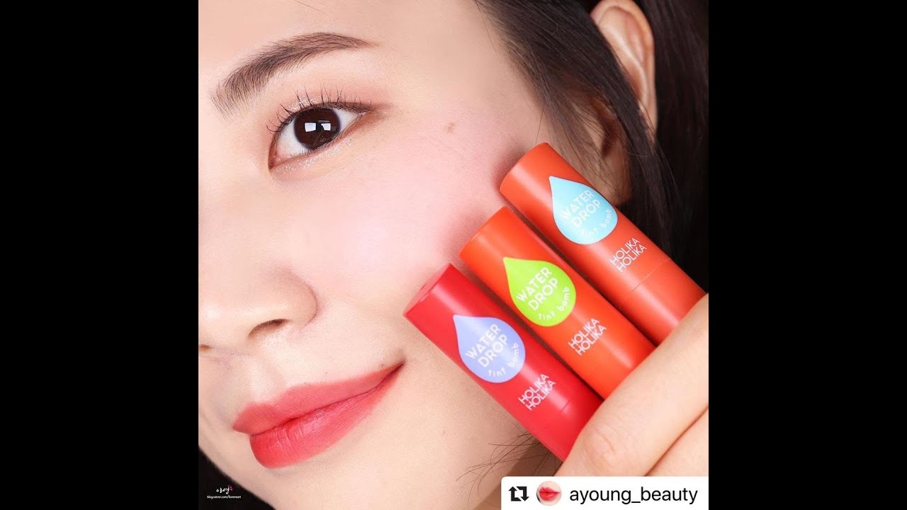 Son tint m&aacute;t lạnh Holika Holika Water Drop Tint Bomb | Azooo.vn