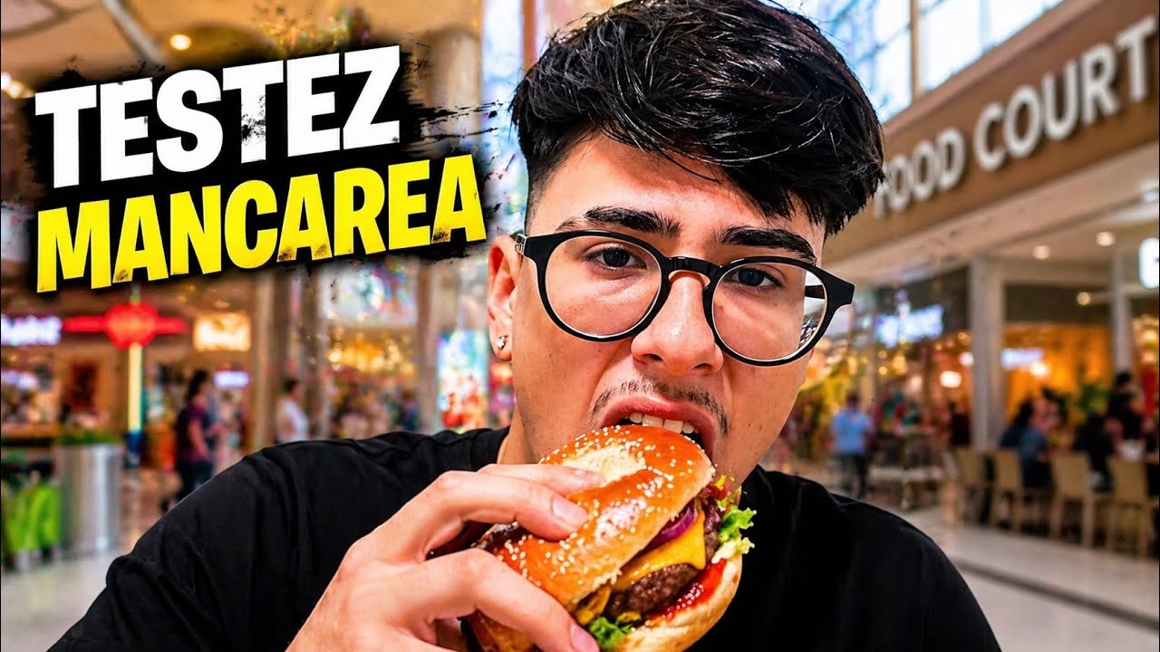 Am mâncat cele mai ieftine preparate de la toate fast food-urile din mall 