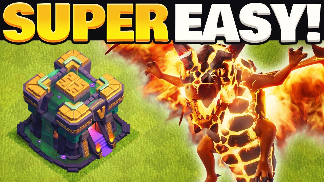 Easy TH14 Super Dragon Attack Strategy Explained (Clash of Clans)