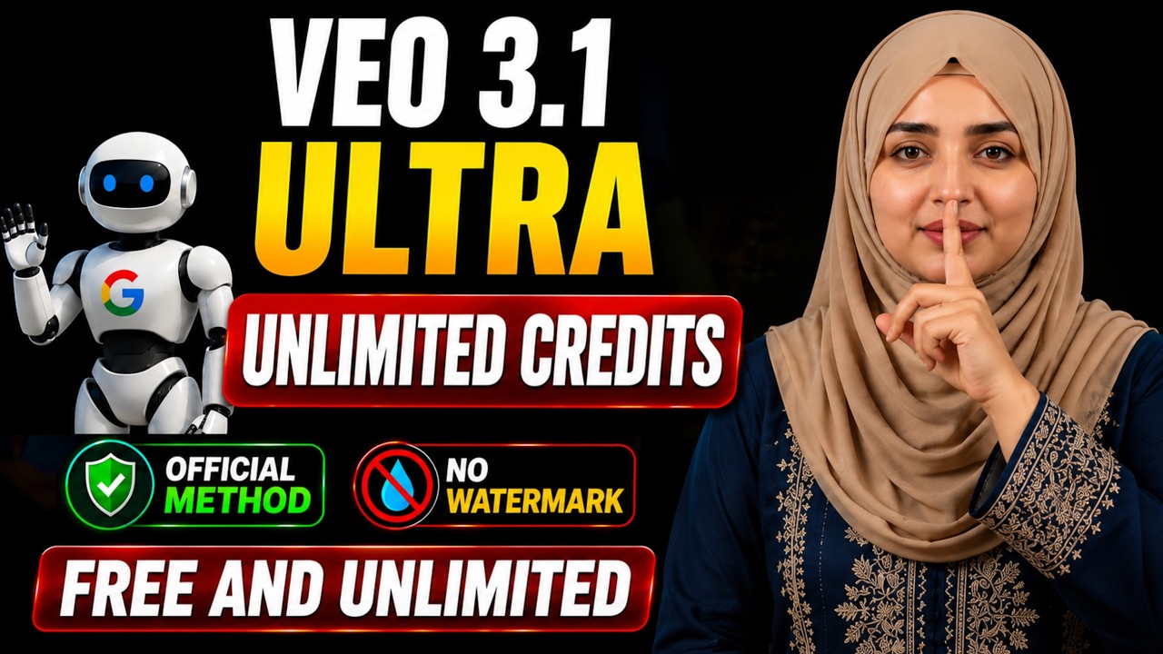 Veo 3.1 Ultra Free: How to Use Google Flow Unlimited Credits (100% Working)