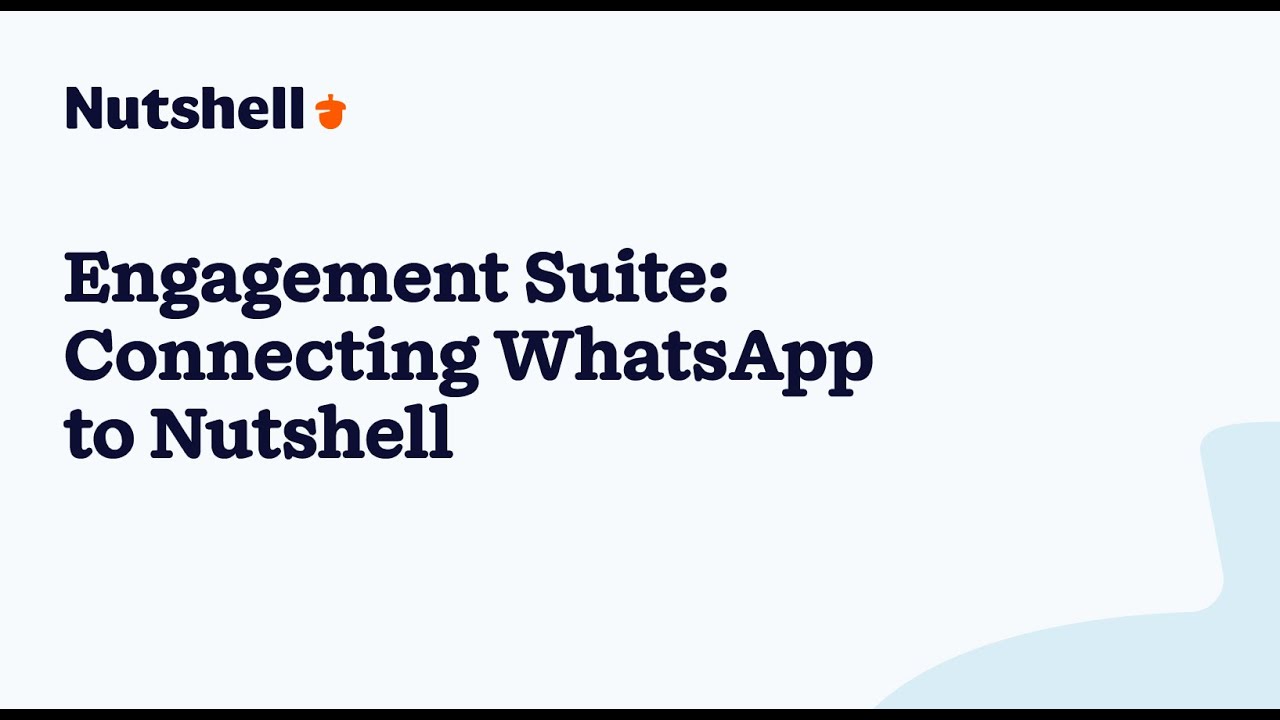 Connect WhatsApp to Your CRM | Nutshell's WhatsApp Business CRM Integration