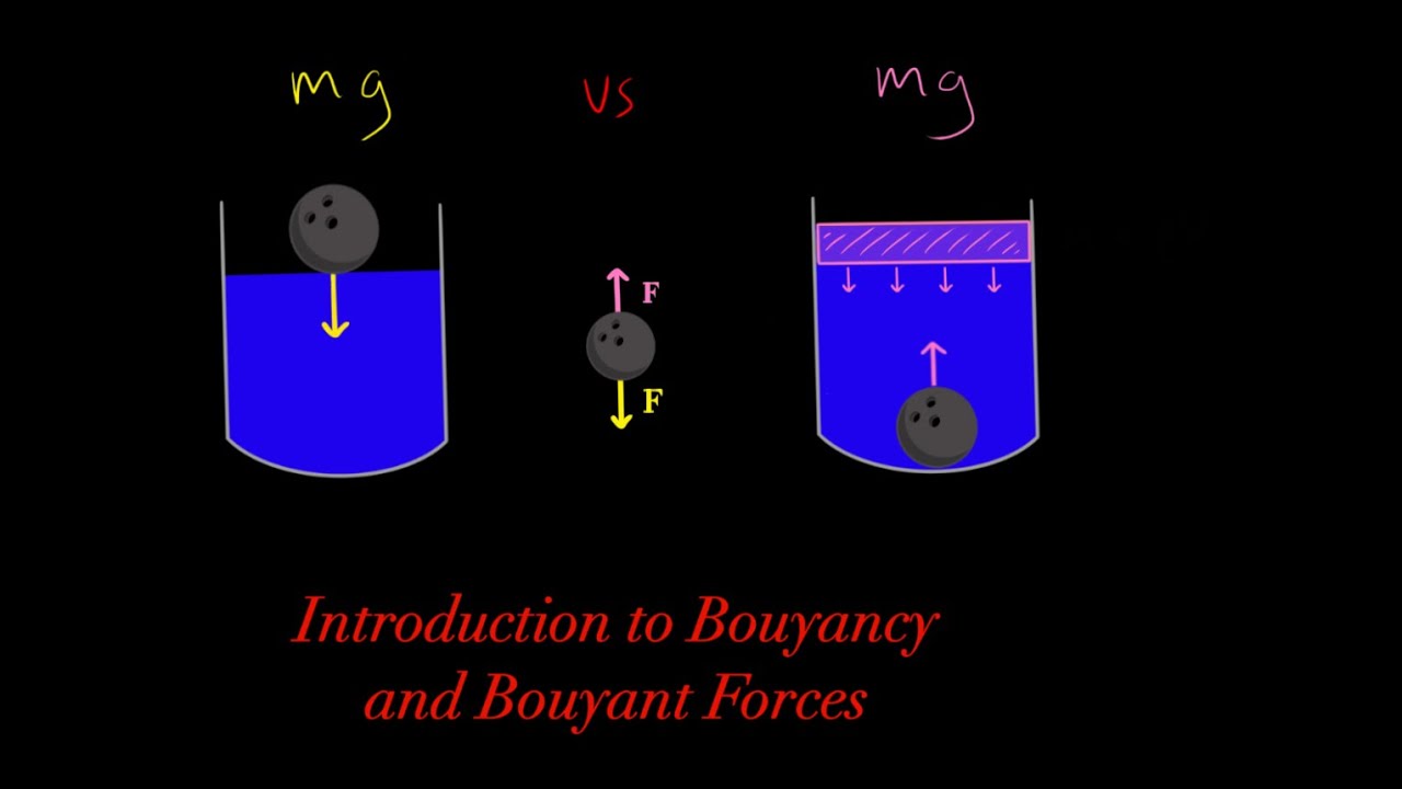Force of Buoyancy made super simple! Force of Buoyancy = Weight of Displaced Fluid Physics (Part 1)